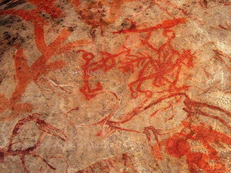 Bhimbetka Rock Shelters and caves tour
