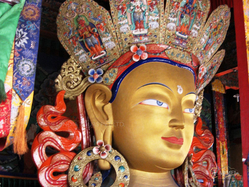 Buddha, Thiksey Monastary, Leh, Ladakh tour package